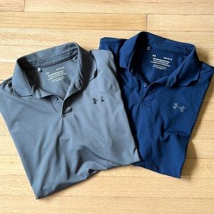 Under Armor polo shirts (price for both)